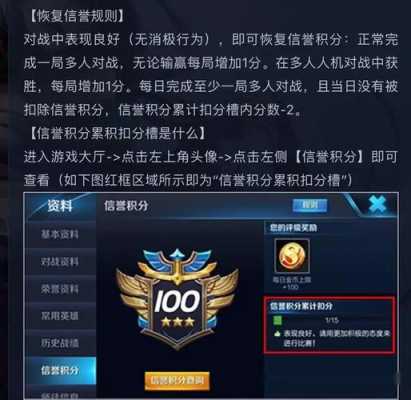 王者荣耀信誉禁赛（王者荣耀信誉禁赛怎么解除）