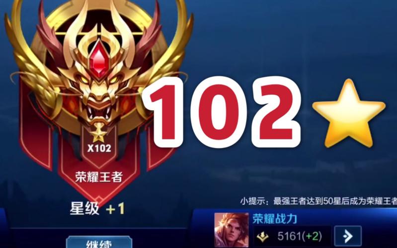 王者102星代表什么-102王者