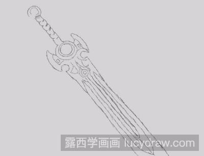 王者荣耀武器图纸_王者荣耀武器图片简笔画